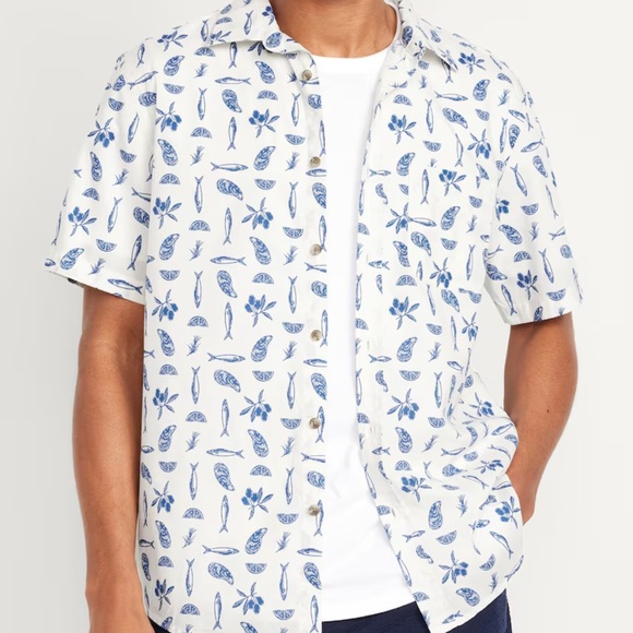 Old Navy Everyday Button Down Shirt - Picture 1 of 3